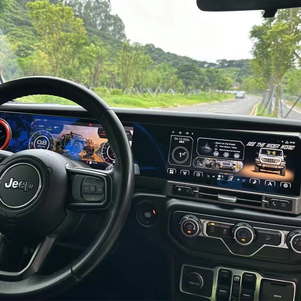 Автомобильный навигатор с двойным экраном Krando GPS для Jeep Wrangler JL 2018-2021, цифровой кластер, Авторадио, Беспроводной мультимедийный плеер для Carplay
Автомобильный навигатор с двойным экраном Krando GPS для Jeep Wrangler JL 2018-2021, цифровой кластер, Авторадио, Беспроводной мультимедийный плеер для Carplay