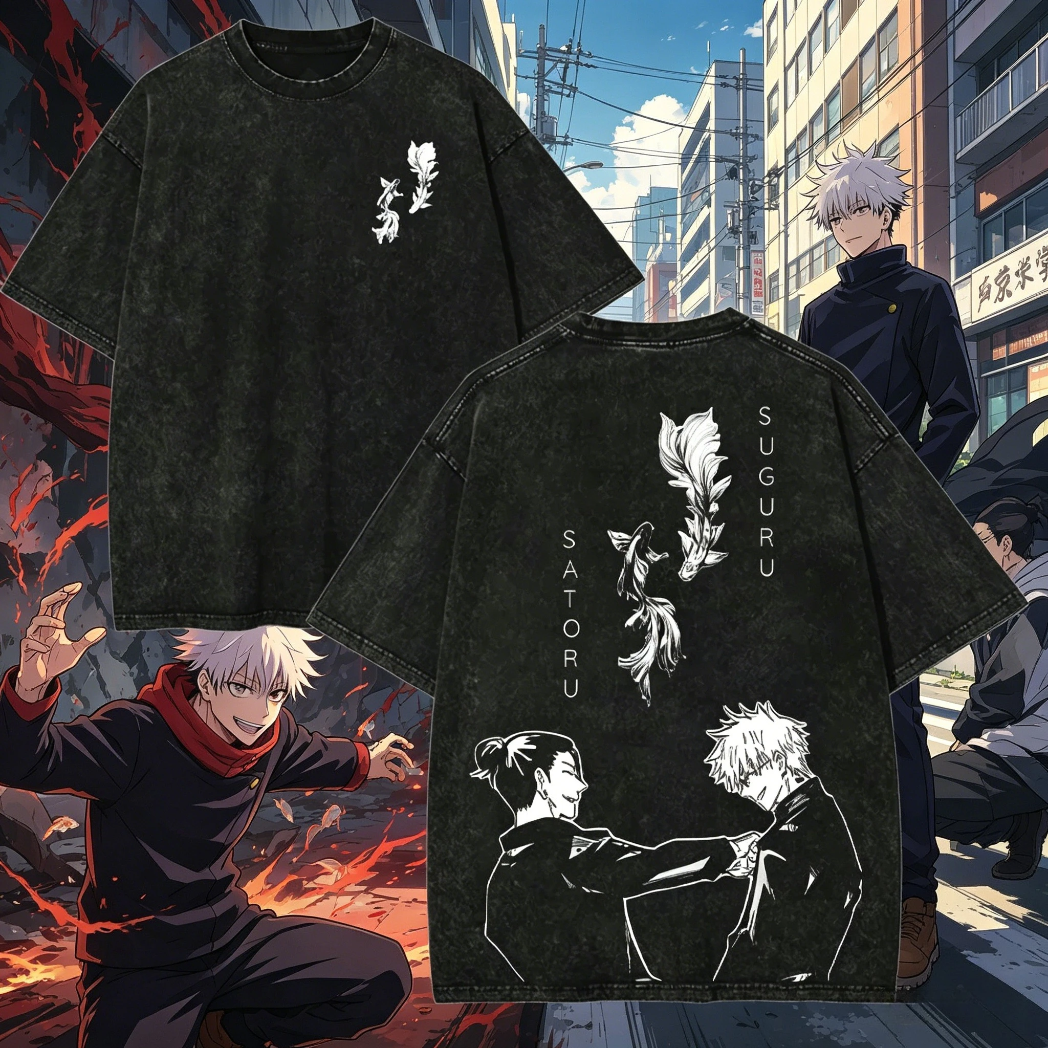 2026 Summer Jujutsu Kaisen Japan Anime Graphic T-shirt Harajuku Vintage Washed T Shirt Men Women Oversized Cotton Short Sleeve
2026 Summer Jujutsu Kaisen Japan Anime Graphic T-shirt Harajuku Vintage Washed T Shirt Men Women Oversized Cotton Short Sleeve