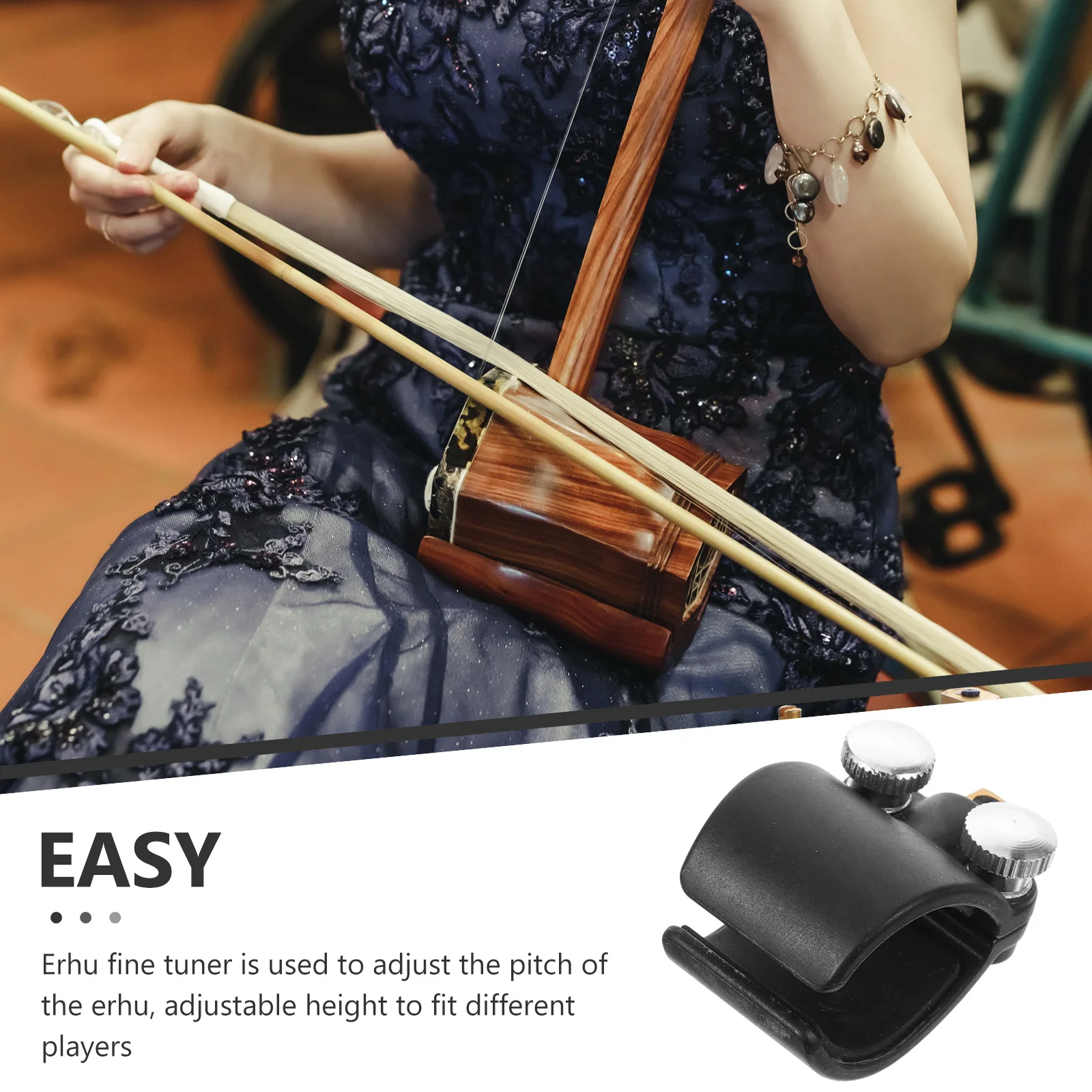 Qianjin Fine Tuner Adjustable Height String Adjuster Tool For Erhu Instrument Music Supplies Erhu Accessories
Qianjin Fine Tuner Adjustable Height String Adjuster Tool For Erhu Instrument Music Supplies Erhu Accessories