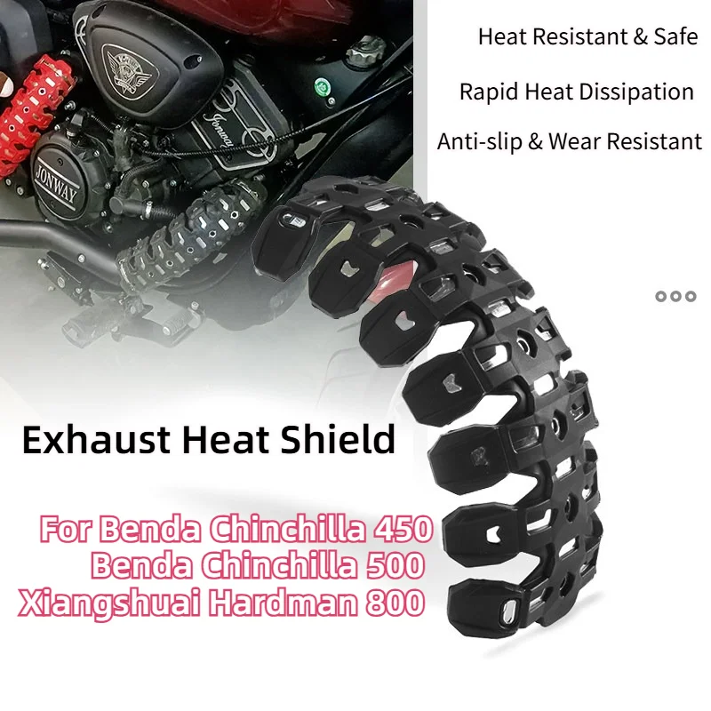 Exhaust Heat Shield Leg Protector Cover For Benda Chinchilla 450 Chinchilla 500 Xiangshuai Hardman 800 Motorcycle Accessories
Exhaust Heat Shield Leg Protector Cover For Benda Chinchilla 450 Chinchilla 500 Xiangshuai Hardman 800 Motorcycle Accessories