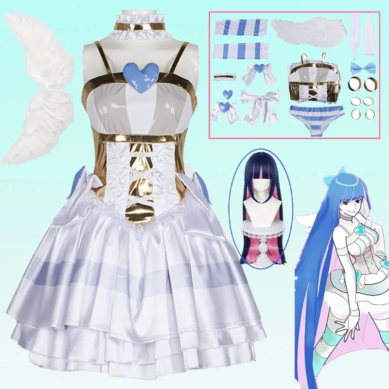 Panty & with Garterbelt Heroine Angel Dress Uniform Cosplay Costume Custom Made Anarchy Stocking Wig ,
Panty & with Garterbelt Heroine Angel Dress Uniform Cosplay Costume Custom Made Anarchy Stocking Wig ,