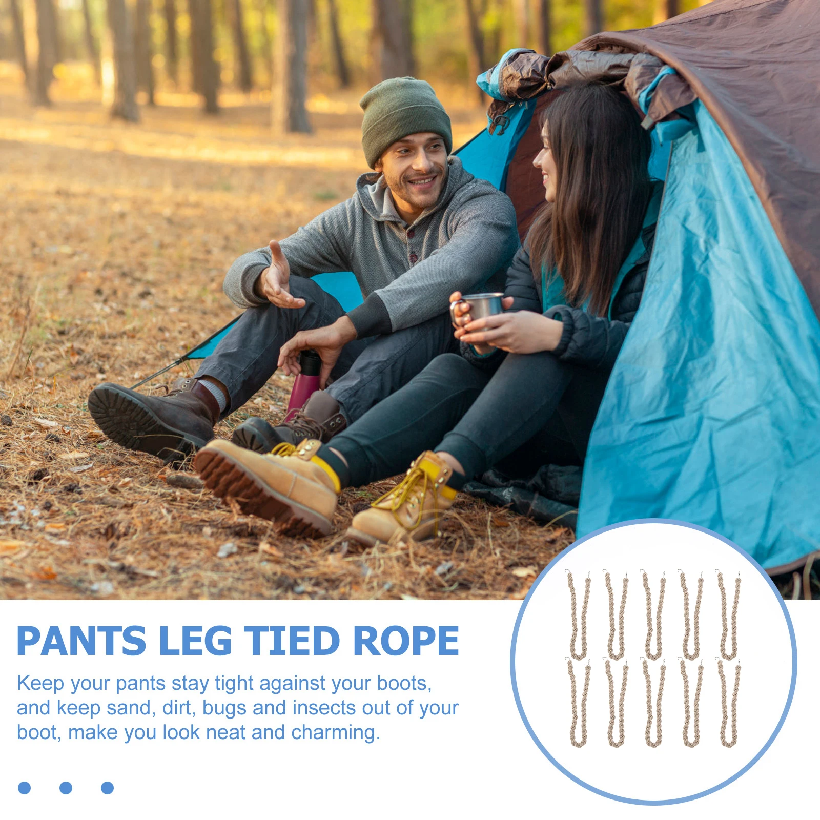 10pcs Boot Bands Elastic Straps Portable Ankle Safety Leggings Rope Cycling Camping Accessories Outdoor Supplies
10pcs Boot Bands Elastic Straps Portable Ankle Safety Leggings Rope Cycling Camping Accessories Outdoor Supplies