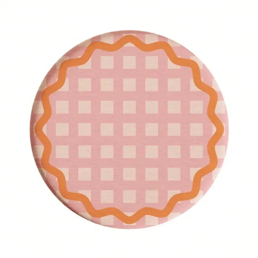 1 Round Checkered Tea Cup Coaster Heat Insulation Pad
1 Round Checkered Tea Cup Coaster Heat Insulation Pad