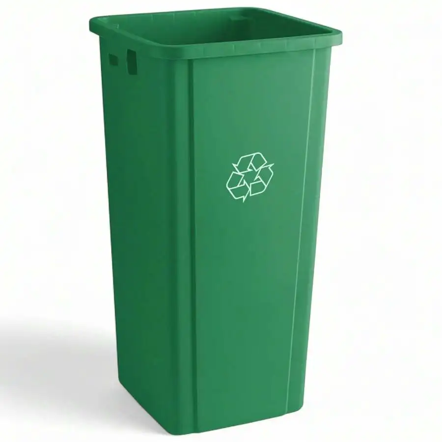 23 Gallon Green Square Plastic Trash Can For Commercial Use
23 Gallon Green Square Plastic Trash Can For Commercial Use