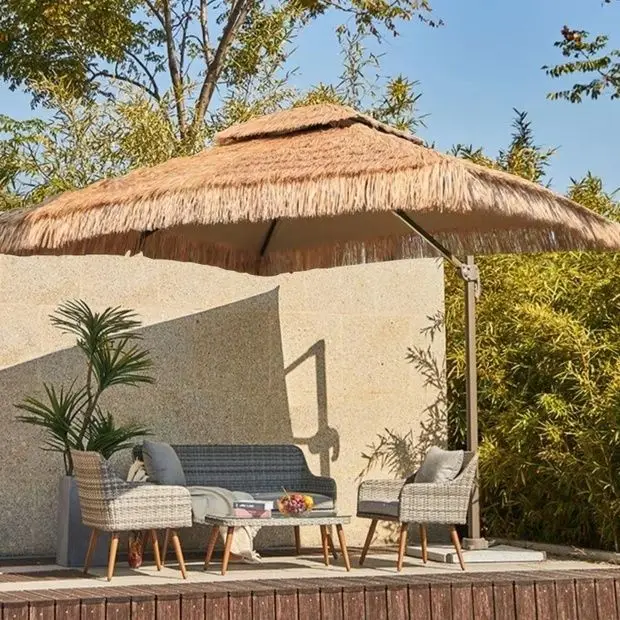 Outdoor parasol simulation Thatched umbrella Garden garden Roman umbrella Hairy umbrella agritainment Internet celebrity homesta
Outdoor parasol simulation Thatched umbrella Garden garden Roman umbrella Hairy umbrella agritainment Internet celebrity homesta
