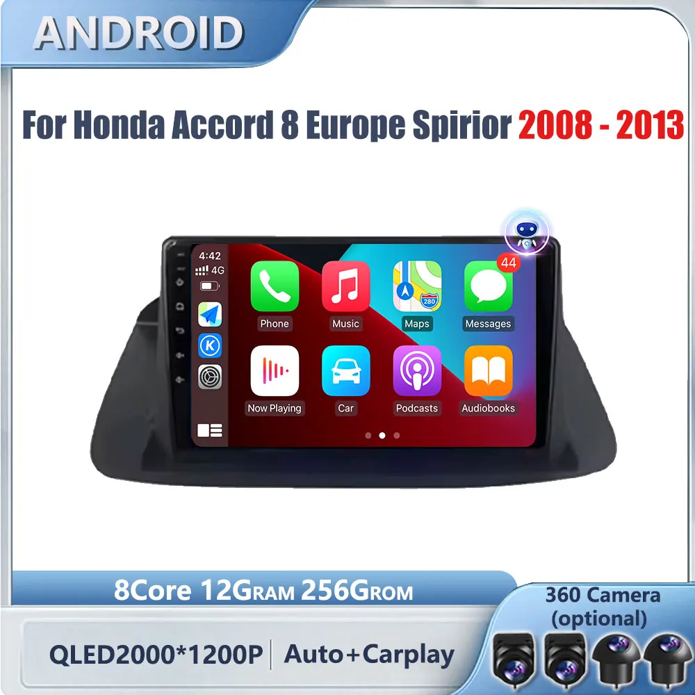 9 дюймов для Honda Accord 8 Europe Spirior 2008-2013 беспроводной Carplay Android авто радио навигация GPS мультимедийный видеоплеер DVD
9 дюймов для Honda Accord 8 Europe Spirior 2008-2013 беспроводной Carplay Android авто радио навигация GPS мультимедийный видеоплеер DVD