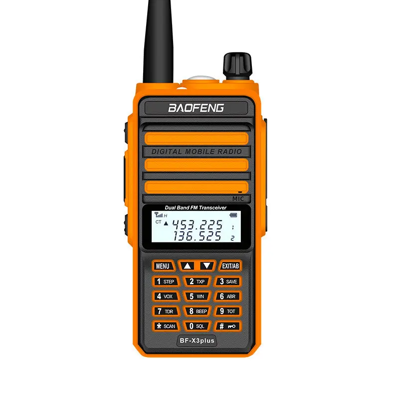Two Way Radio BaoFeng X3-Plus Walkie Talkie Long Range 20KM Tri-band Waterproof UHF/VHF Transceiver 76-108MHz Radio Transmitter
Two Way Radio BaoFeng X3-Plus Walkie Talkie Long Range 20KM Tri-band Waterproof UHF/VHF Transceiver 76-108MHz Radio Transmitter