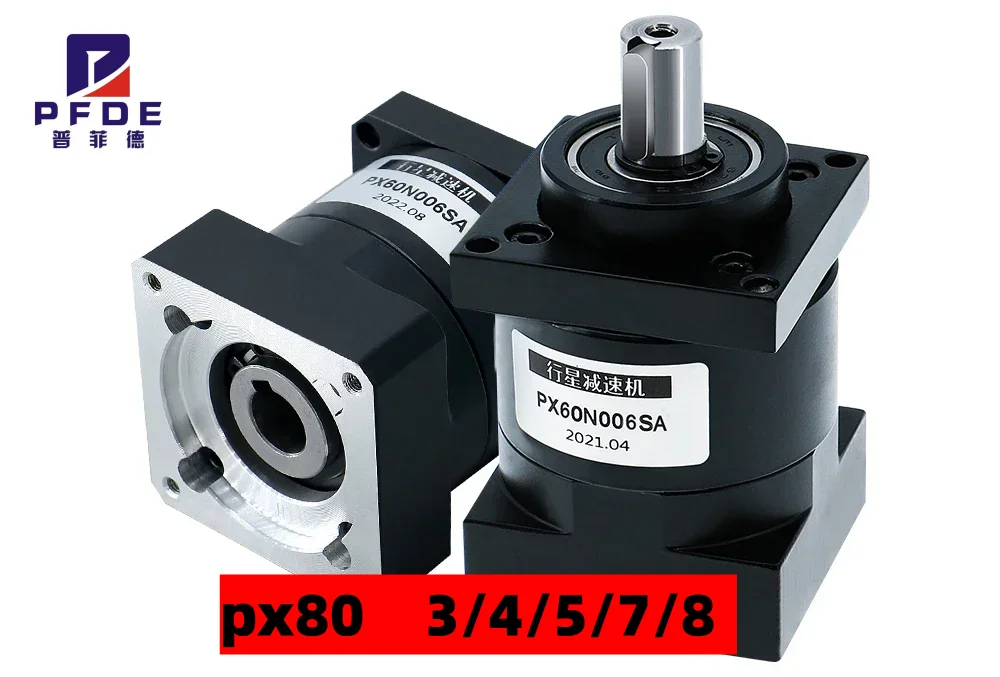 Planetary Reducer PX80 Planetary Gear Speed Reducer With Ratio 4:1 5:1 6:1 For CNC Nema34 Nema32 Stepper Servo Brush Input19MM
Planetary Reducer PX80 Planetary Gear Speed Reducer With Ratio 4:1 5:1 6:1 For CNC Nema34 Nema32 Stepper Servo Brush Input19MM
