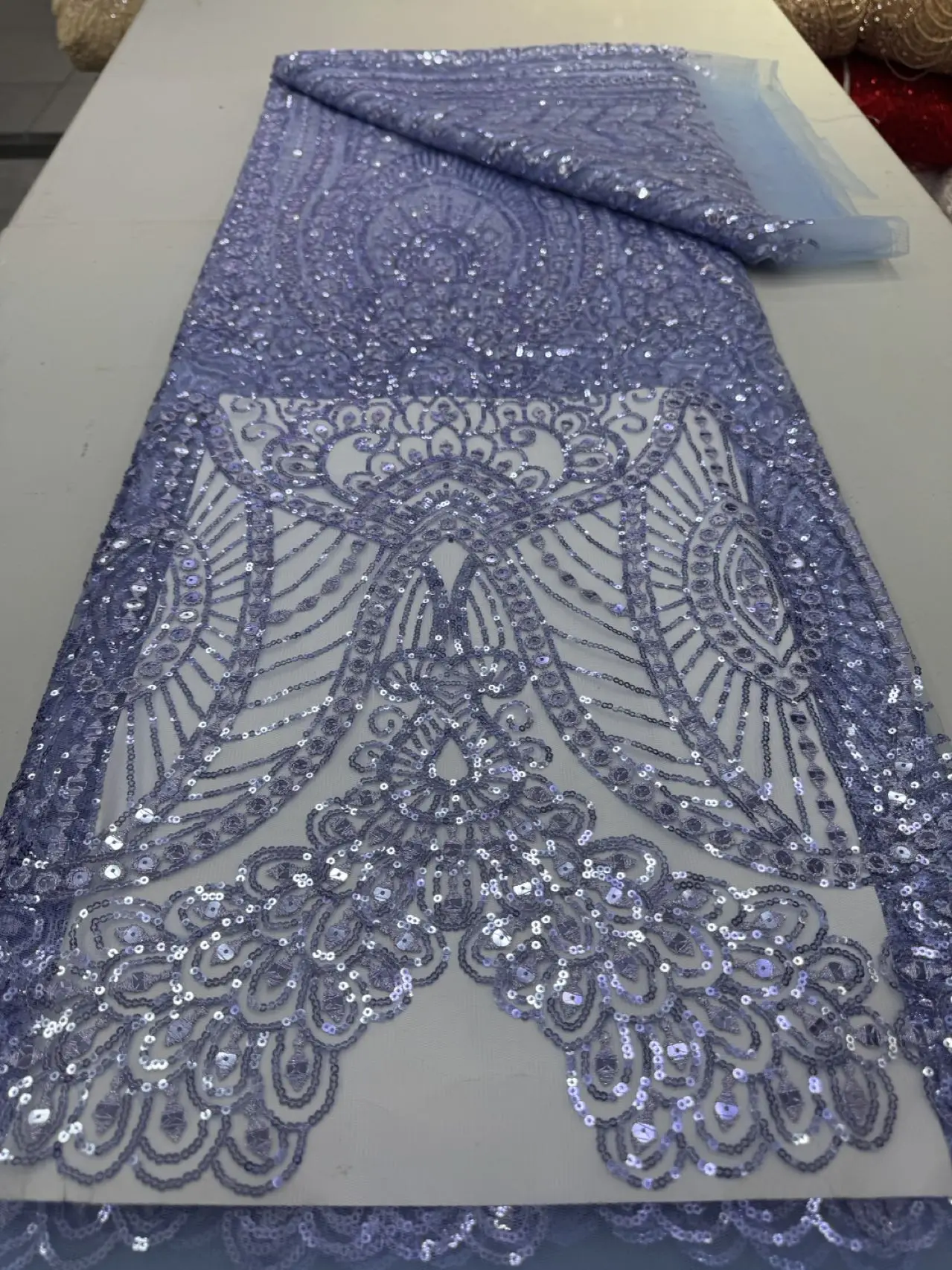 2026 Latest African Nigerian Tulle Lace Fabric Guipure Embroidery Sequins High Quality for Sewing Dresses 5 Yards JY527
2026 Latest African Nigerian Tulle Lace Fabric Guipure Embroidery Sequins High Quality for Sewing Dresses 5 Yards JY527