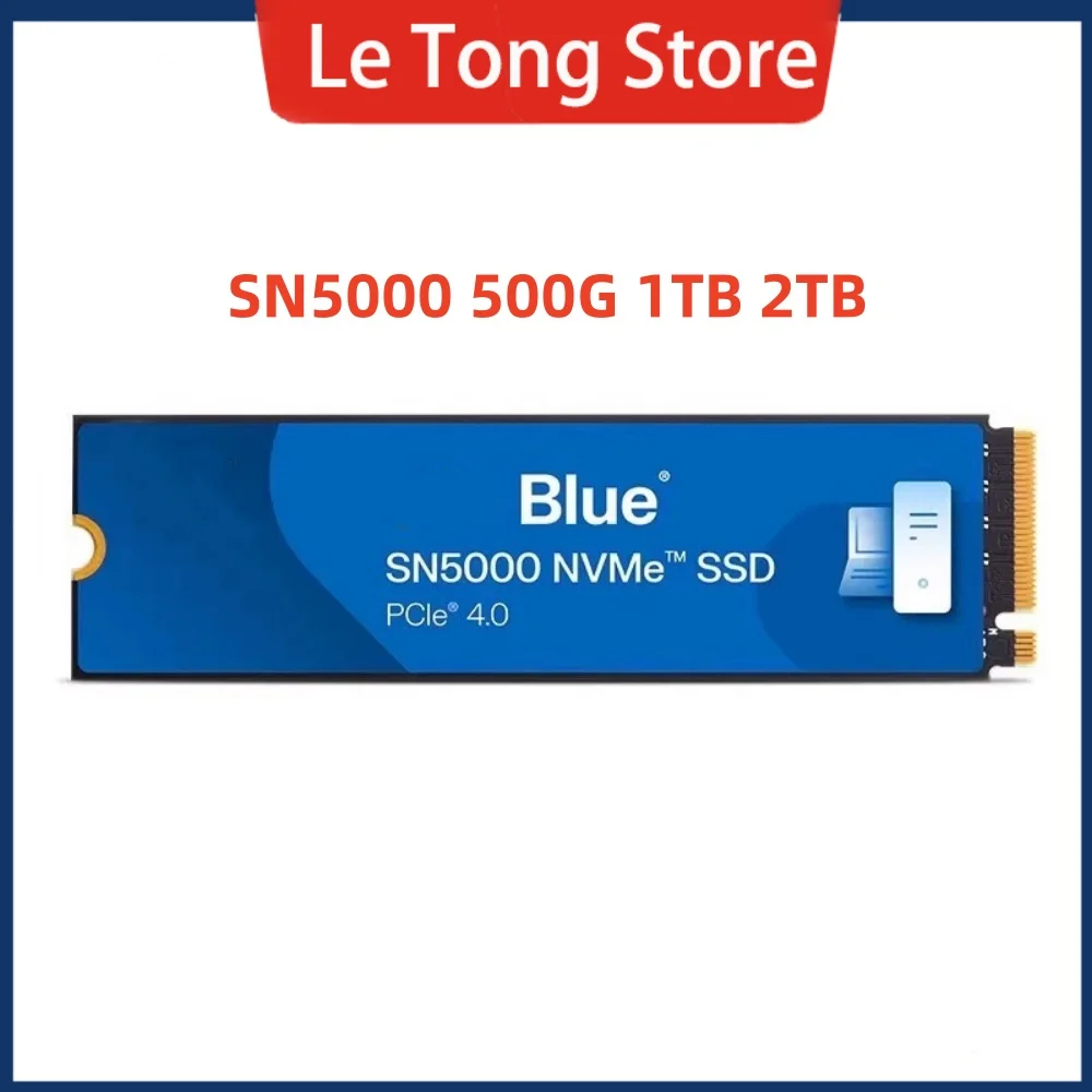 New Original For Western Digital SN5000 500GB 1TB 2TB M.2 2280 NVMe PCle 4.0x4 Internal Solid State Drive SSD Up to 5150 MB/S
New Original For Western Digital SN5000 500GB 1TB 2TB M.2 2280 NVMe PCle 4.0x4 Internal Solid State Drive SSD Up to 5150 MB/S