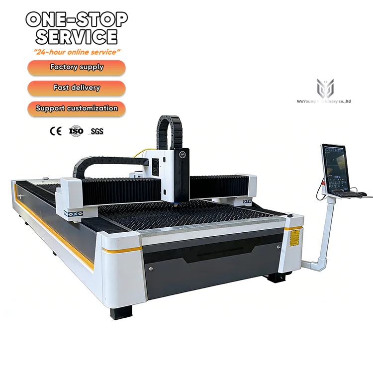 Factory Price Customized Desktop CNC Fiber Laser Cutter Fiber Laser Cutting Machine for Sale High Speed for Metal Processing