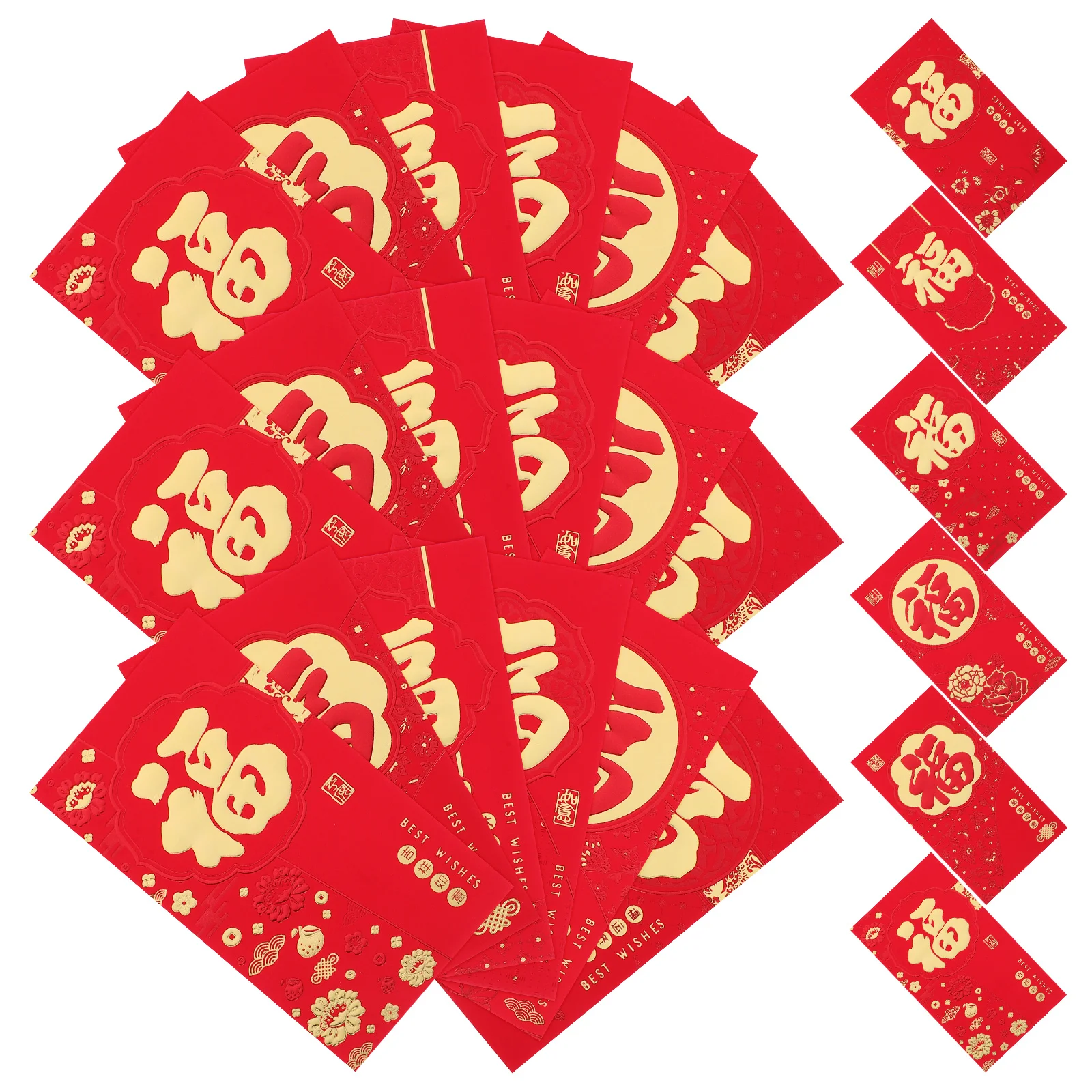 24pcs Red Envelopes Chinese New Year Decor Lai Feng Spring Festival Gift Packaging Prosperity Thick Paper
24pcs Red Envelopes Chinese New Year Decor Lai Feng Spring Festival Gift Packaging Prosperity Thick Paper
