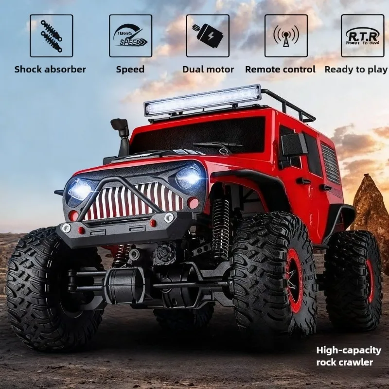 1/10 10402 4WD Remote Control Off-Road Crawler - Realistic Model with Lights - Extra Large Remote Control Car Toy
1/10 10402 4WD Remote Control Off-Road Crawler - Realistic Model with Lights - Extra Large Remote Control Car Toy