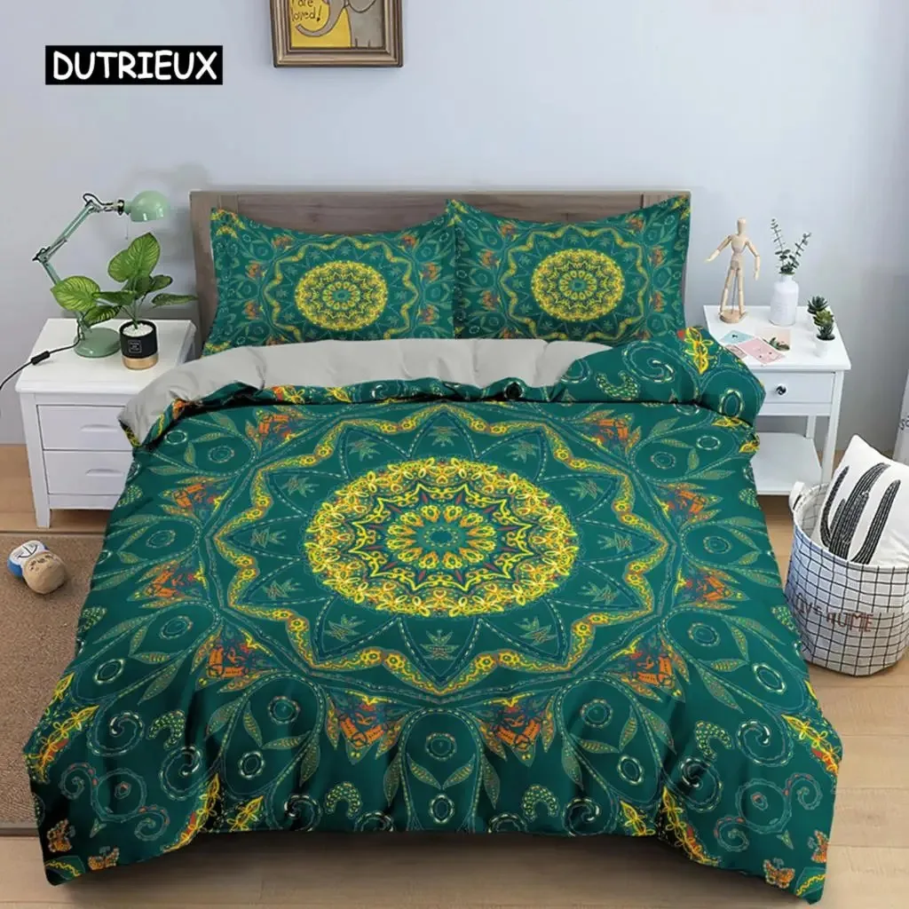Ethnic Bohemian Mandala Duvet Cover King Queen European Flowers Vintage Bedding Set Geometric Retro Style Polyester Quilt Cover
Ethnic Bohemian Mandala Duvet Cover King Queen European Flowers Vintage Bedding Set Geometric Retro Style Polyester Quilt Cover