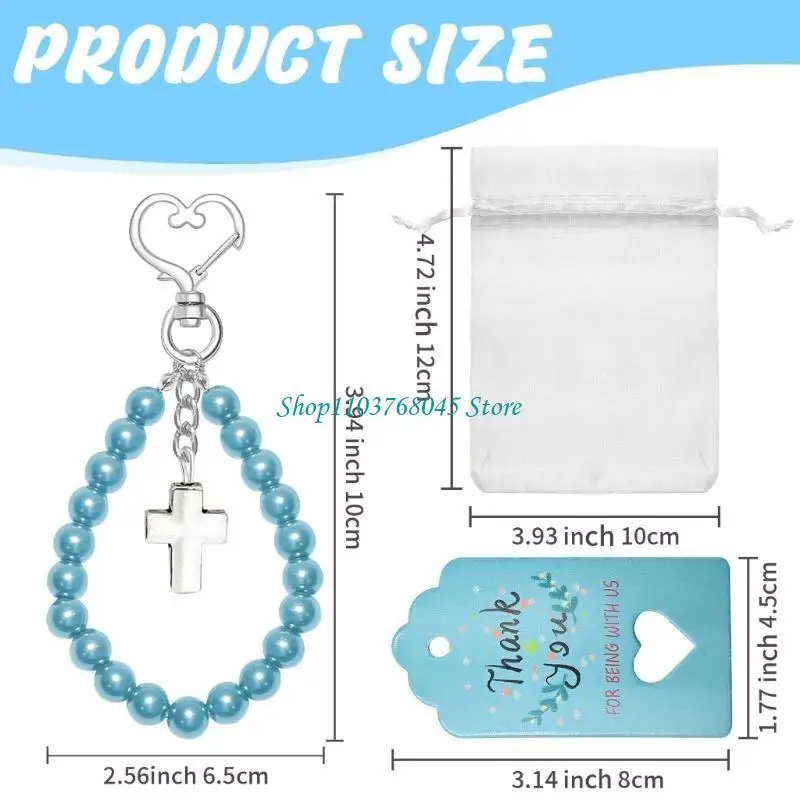 R53F 20Pcs Crosses Beads with Card and Bags Delicate Favor for Showers and Weddings
R53F 20Pcs Crosses Beads with Card and Bags Delicate Favor for Showers and Weddings
