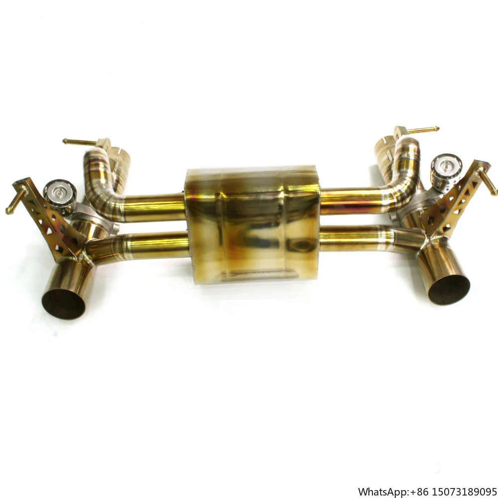 Suitable for 488 3.9 2016-2018 Modified Titanium Alloy Car Exhaust System with Valve Controlled Cat Back Exhaust
Suitable for 488 3.9 2016-2018 Modified Titanium Alloy Car Exhaust System with Valve Controlled Cat Back Exhaust