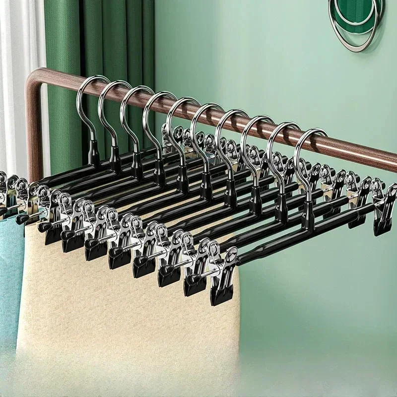 10PCs Stainless Steel Dress Hanger Clothes Racks Coat Trouser Wardrobe Hanger Long Skirt Hangers Tongs Non-Slip Pant Clip
10PCs Stainless Steel Dress Hanger Clothes Racks Coat Trouser Wardrobe Hanger Long Skirt Hangers Tongs Non-Slip Pant Clip
