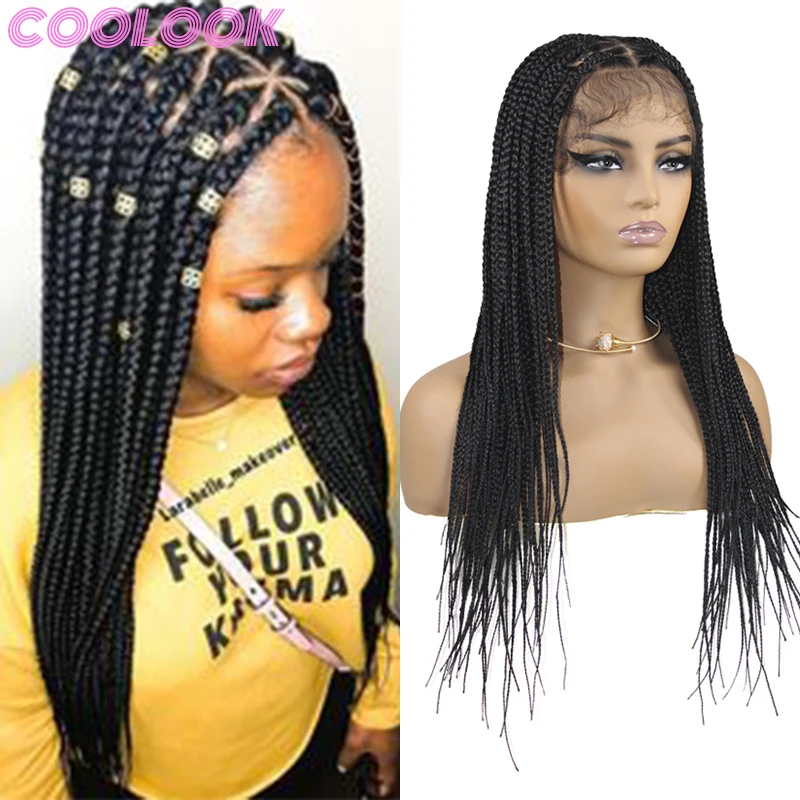 26'' Full Lace Triangle Braided Wigs Heat Resistant Distressed Lace Front Braids Wig with Baby Hair Synthetic Cornrow Braid Wigs
26'' Full Lace Triangle Braided Wigs Heat Resistant Distressed Lace Front Braids Wig with Baby Hair Synthetic Cornrow Braid Wigs