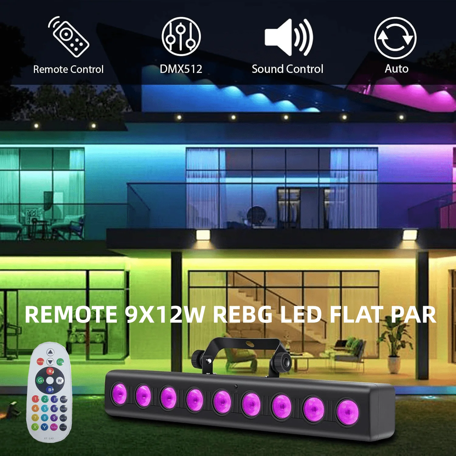 NEW mold 9X12W RGBW remote LED PAR Light/ disco ligh/ LED wash light stage professional dj equipment
NEW mold 9X12W RGBW remote LED PAR Light/ disco ligh/ LED wash light stage professional dj equipment
