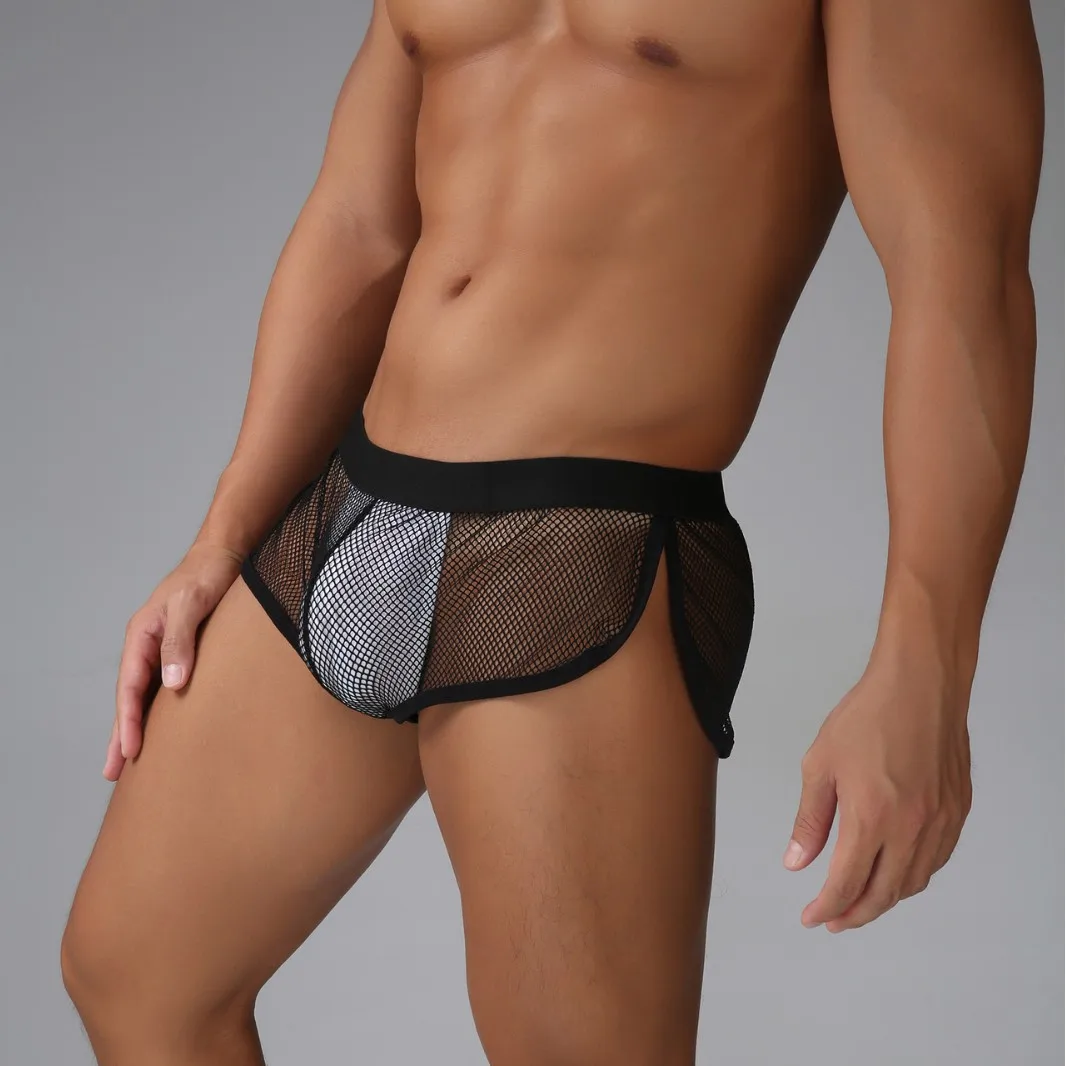 【GWH_59】Men's Underwear Large Pouch Boxer briefs Mesh Double Layer Sexy Underpants
【GWH_59】Men's Underwear Large Pouch Boxer briefs Mesh Double Layer Sexy Underpants