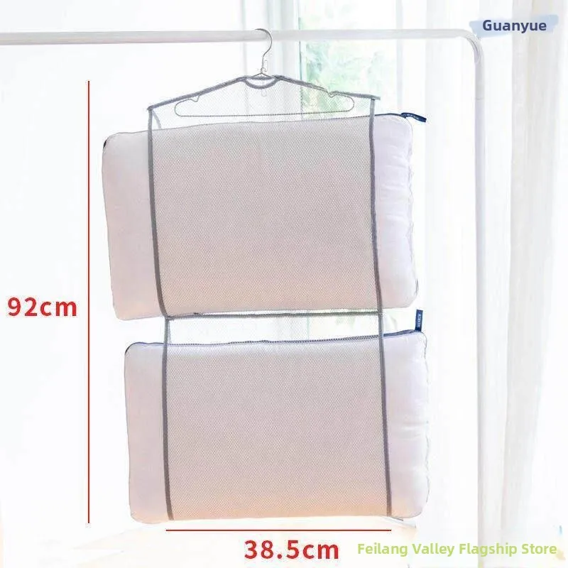 Outdoor Balcony Pillow Drying Net Bag Windproof Clothes Drying Rack Small Size Pillow Drying Holder Versatile Storage Solution
Outdoor Balcony Pillow Drying Net Bag Windproof Clothes Drying Rack Small Size Pillow Drying Holder Versatile Storage Solution