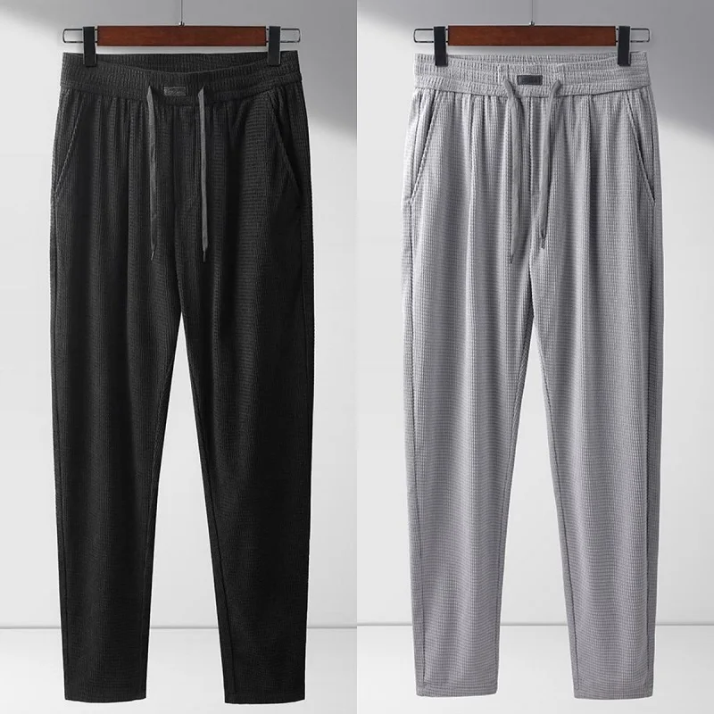 Spring Autumn Mens Casual Straight Elastic Business Pants Loose Trendy Waffle Men's Pants
Spring Autumn Mens Casual Straight Elastic Business Pants Loose Trendy Waffle Men's Pants