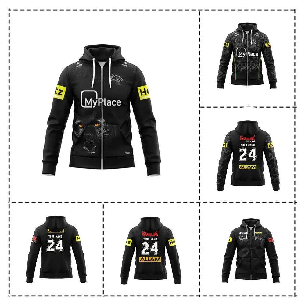 Customization 2024 Penrith Panthers Warm Up Training Zipper Hoodie Shirt - Mens Size: S-5XL (Print Custom Name Number)
Customization 2024 Penrith Panthers Warm Up Training Zipper Hoodie Shirt - Mens Size: S-5XL (Print Custom Name Number)