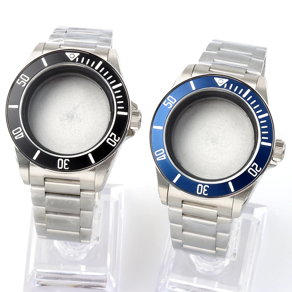 Silver nh35 41mm Stainless Steel Case Brushed Oyster Strap Fit Seiko NH35 NH36 Movement Waterproof Pelagos Series Watch Case
Silver nh35 41mm Stainless Steel Case Brushed Oyster Strap Fit Seiko NH35 NH36 Movement Waterproof Pelagos Series Watch Case