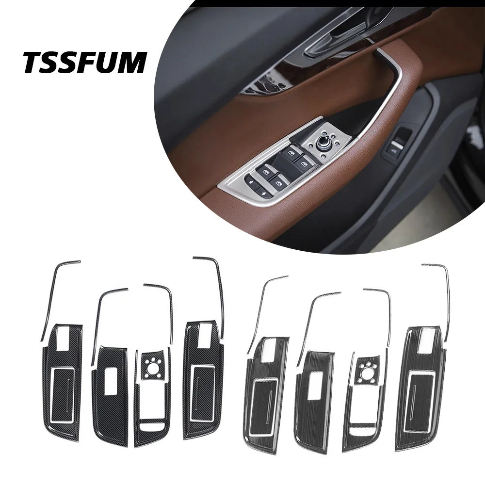 For Audi Q7 4M SQ7 Q8 16-23 Stainless Steel Carbon Fiber Car Interior Window Lift Control Panel Decorative Sticker Accessories
For Audi Q7 4M SQ7 Q8 16-23 Stainless Steel Carbon Fiber Car Interior Window Lift Control Panel Decorative Sticker Accessories