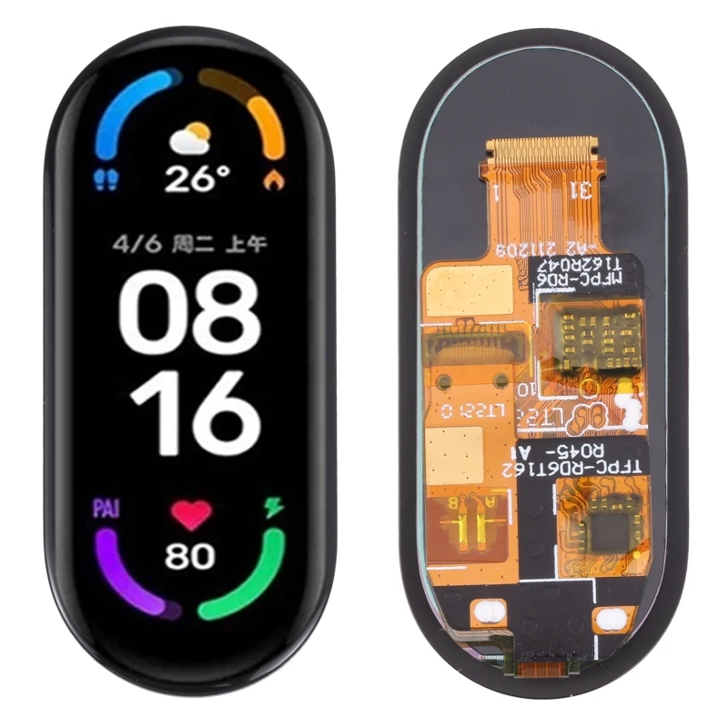 ЖК-экран для Xiaomi Mi Band 7 с дигитайзером, полная сборка, Ремонт экрана часов, Запасная часть
ЖК-экран для Xiaomi Mi Band 7 с дигитайзером, полная сборка, Ремонт экрана часов, Запасная часть