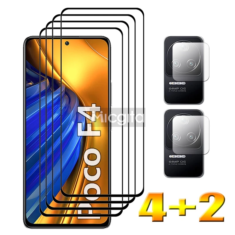 Защитное стекло из закаленного стекла 4 + 2 для стекла экрана POCO F4 и пленки из мягкого волокна для камеры
Защитное стекло из закаленного стекла 4 + 2 для стекла экрана POCO F4 и пленки из мягкого волокна для камеры