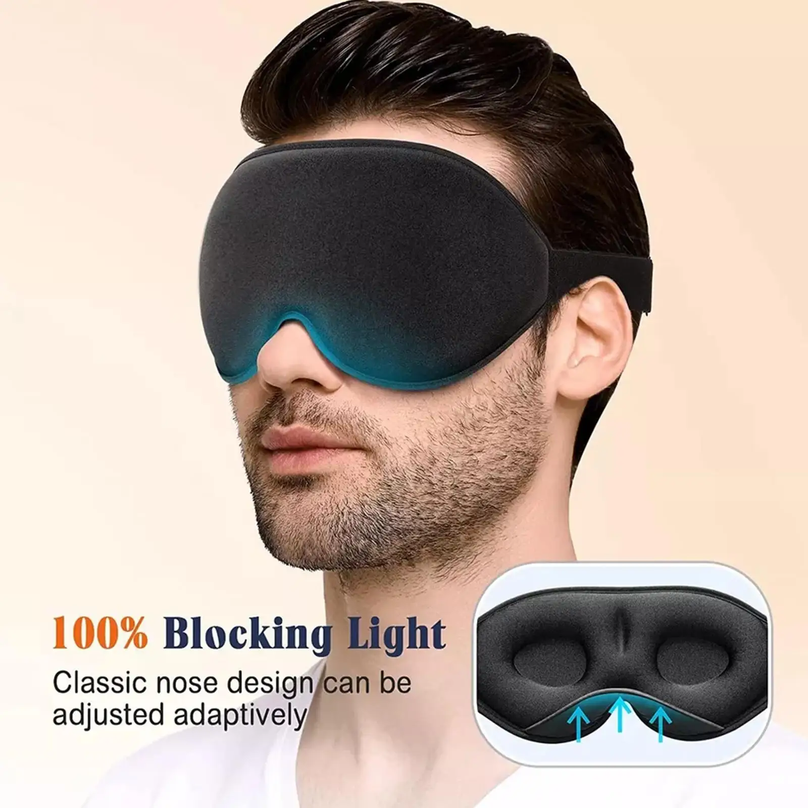 3D Sleep Mask Blindfold Sleeping Aid Eye Mask Soft 99% Slaapmasker Foam Blockout Memory Mask Face Cover Light Eyeshade Eye Care
3D Sleep Mask Blindfold Sleeping Aid Eye Mask Soft 99% Slaapmasker Foam Blockout Memory Mask Face Cover Light Eyeshade Eye Care