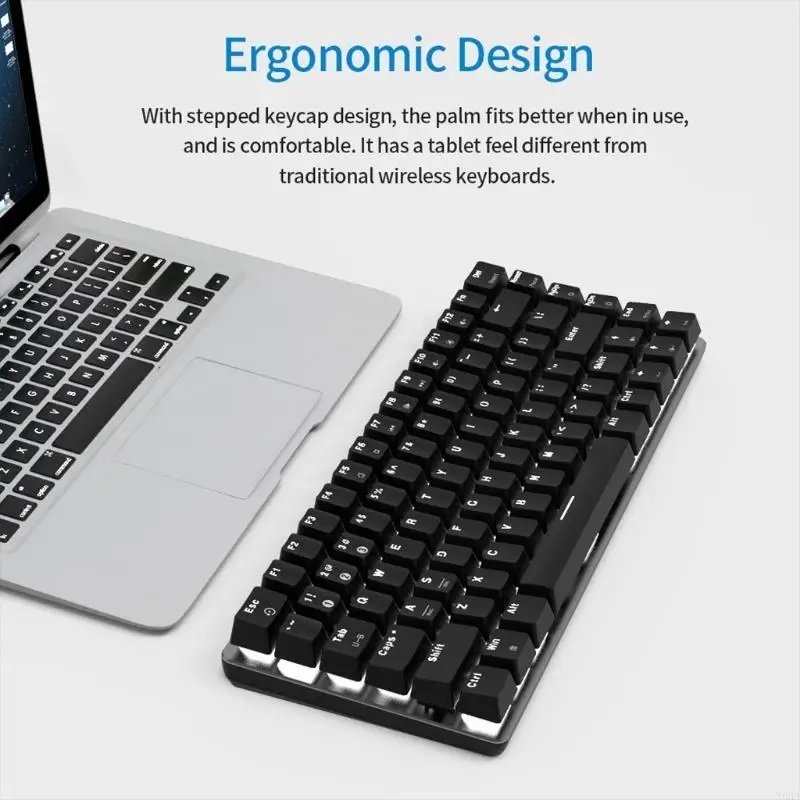 X6HA AK33 82-Key Gaming Keyboard Dual Modes Red Switch Mechanical Keypad Waterproof
X6HA AK33 82-Key Gaming Keyboard Dual Modes Red Switch Mechanical Keypad Waterproof