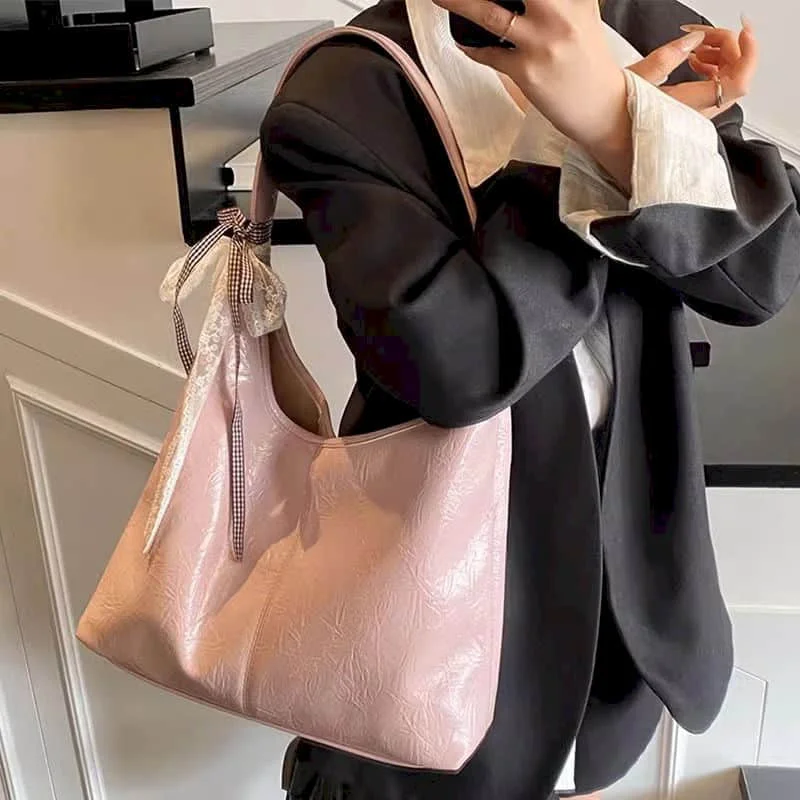 Leather Shoulder Bags for Women Korean Style Lady Handbags Versatile Minimalist Luxury Commute High Quality Vintage Tote Bags
Leather Shoulder Bags for Women Korean Style Lady Handbags Versatile Minimalist Luxury Commute High Quality Vintage Tote Bags