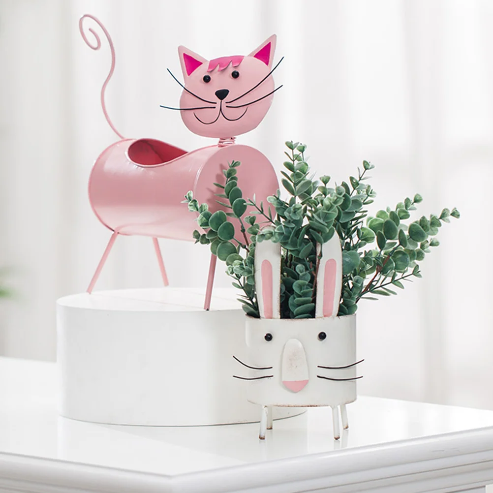 Iron Rabbit Shape Succulent Pot Cartoon Planter Desktop Ornaments for Home Office flower pot succulent pots
Iron Rabbit Shape Succulent Pot Cartoon Planter Desktop Ornaments for Home Office flower pot succulent pots