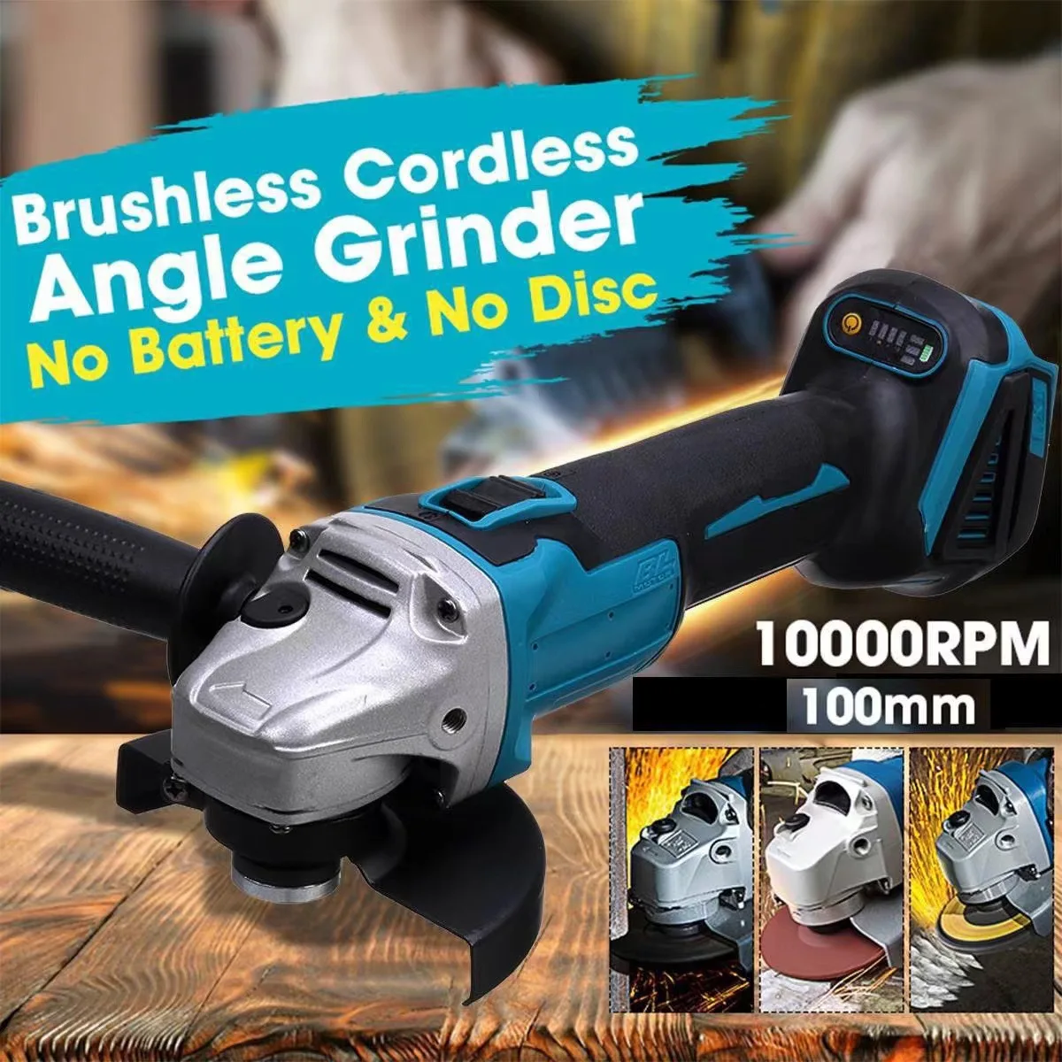 Charging Brushless Lithium Electric Angle Grinder Cutting Polishing and Polishing Electric Hand Grinding Wheel Tool
Charging Brushless Lithium Electric Angle Grinder Cutting Polishing and Polishing Electric Hand Grinding Wheel Tool