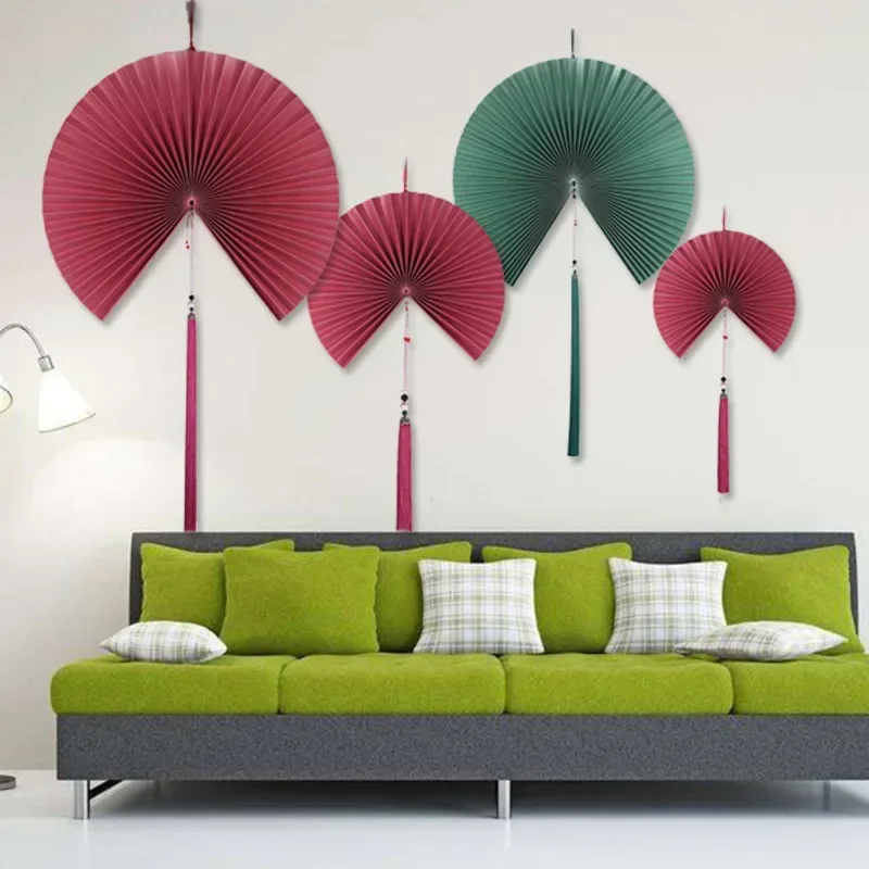 Chinese Style Decorative Fan TV Background Wall Decor Living Room Creative Wall Hanging Art Home Interior Design
Chinese Style Decorative Fan TV Background Wall Decor Living Room Creative Wall Hanging Art Home Interior Design