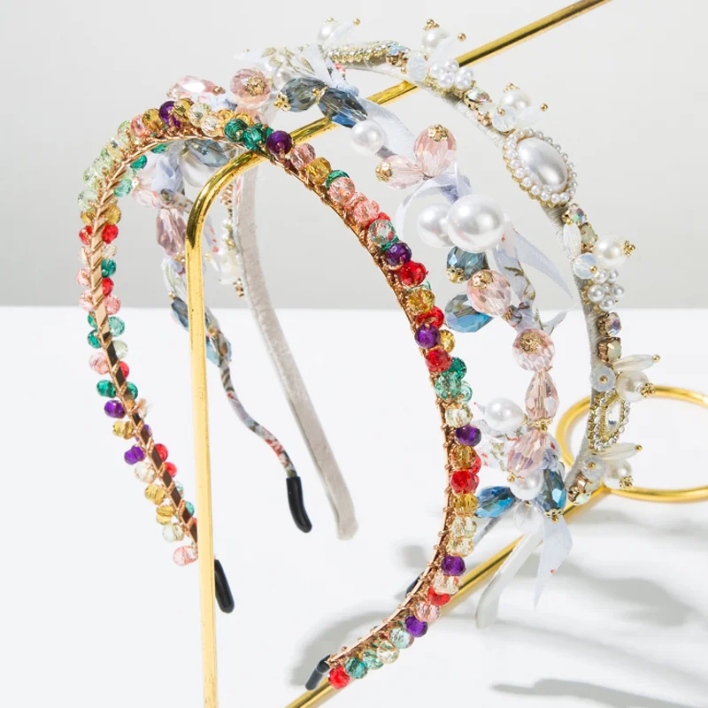 Hair Accessories Pearl Crystal Flower Headband Hair Bands for Women retro Style Headbands Women's New Headwear Band for Girls
Hair Accessories Pearl Crystal Flower Headband Hair Bands for Women retro Style Headbands Women's New Headwear Band for Girls