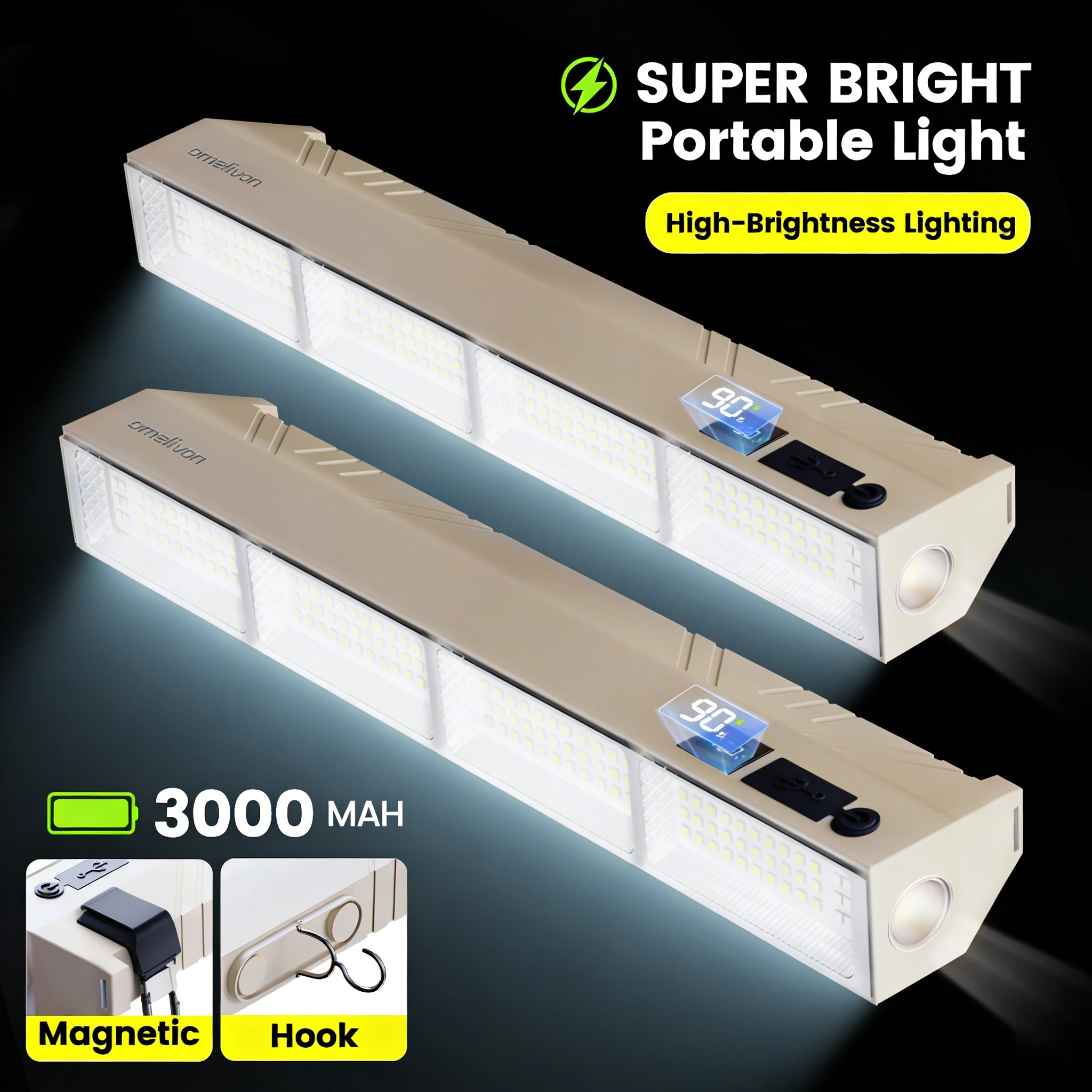 2-Pack of Classic Magnetic Lanyard Emergency Lights, Long-Lasting Battery Life, USB Type-C Fast Charging, Multiple Dimming Modes for Easy Switching, Lightweight and Suitable for Use in Home Power Outages, Camping Adventures, Maintenance Work, Car Repairs,
2-Pack of Classic Magnetic Lanyard Emergency Lights, Long-Lasting Battery Life, USB Type-C Fast Charging, Multiple Dimming Modes for Easy Switching, Lightweight and Suitable for Use in Home Power Outages, Camping Adventures, Maintenance Work, Car Repairs,