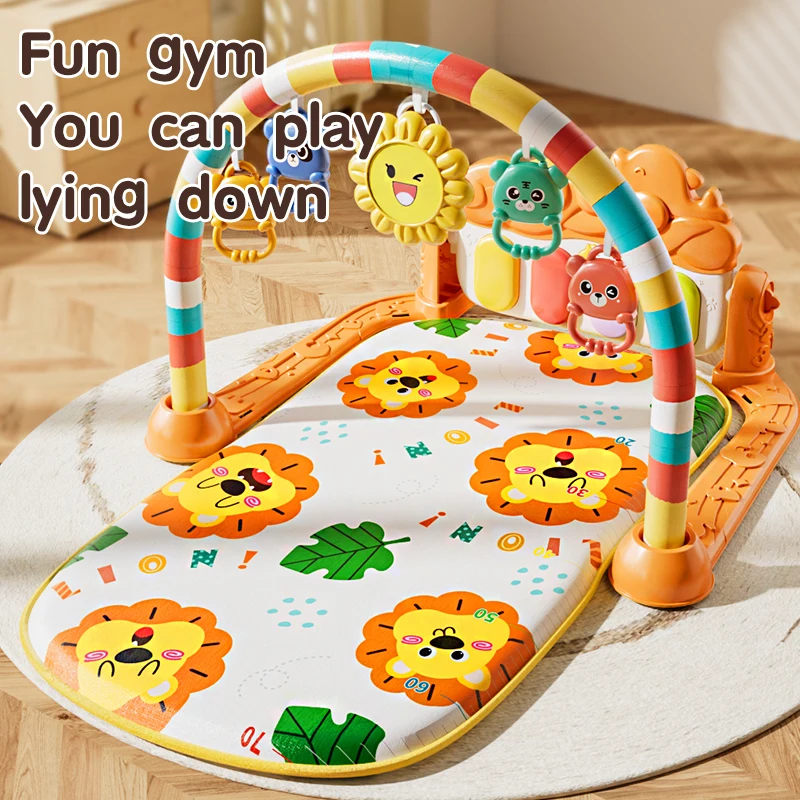 Baby Activity Play Mat with Music & Lights, 5 Detachable Sensory Toys Kick Piano Mat, Tummy Time Game Playmat Easy Assembly Moto
Baby Activity Play Mat with Music & Lights, 5 Detachable Sensory Toys Kick Piano Mat, Tummy Time Game Playmat Easy Assembly Moto