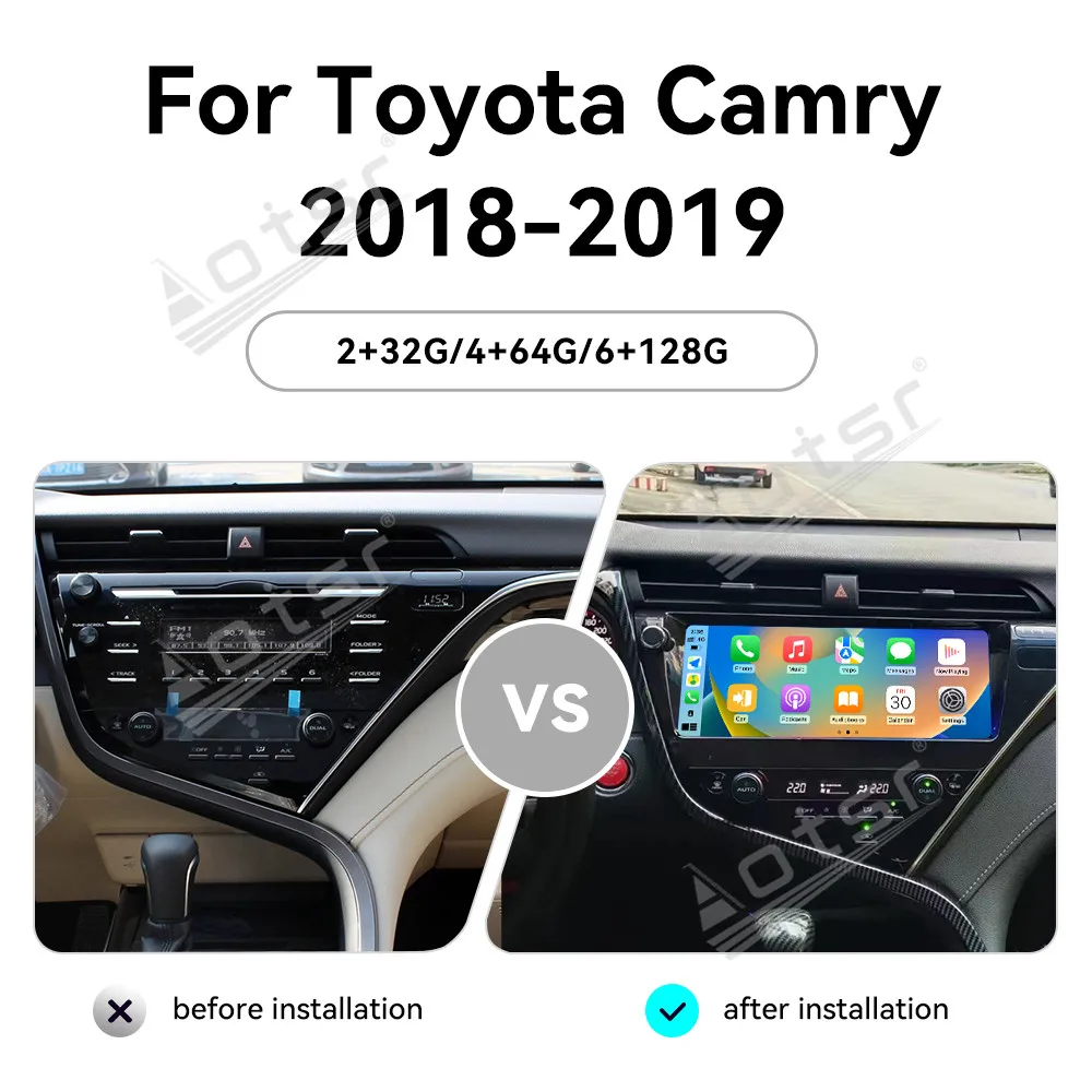 For Toyota Camry 2018 2019 Android 13 Car Radio Accessories Stereo Wireless Carplay Multimedia Video Player GPS Auto Navigation
For Toyota Camry 2018 2019 Android 13 Car Radio Accessories Stereo Wireless Carplay Multimedia Video Player GPS Auto Navigation