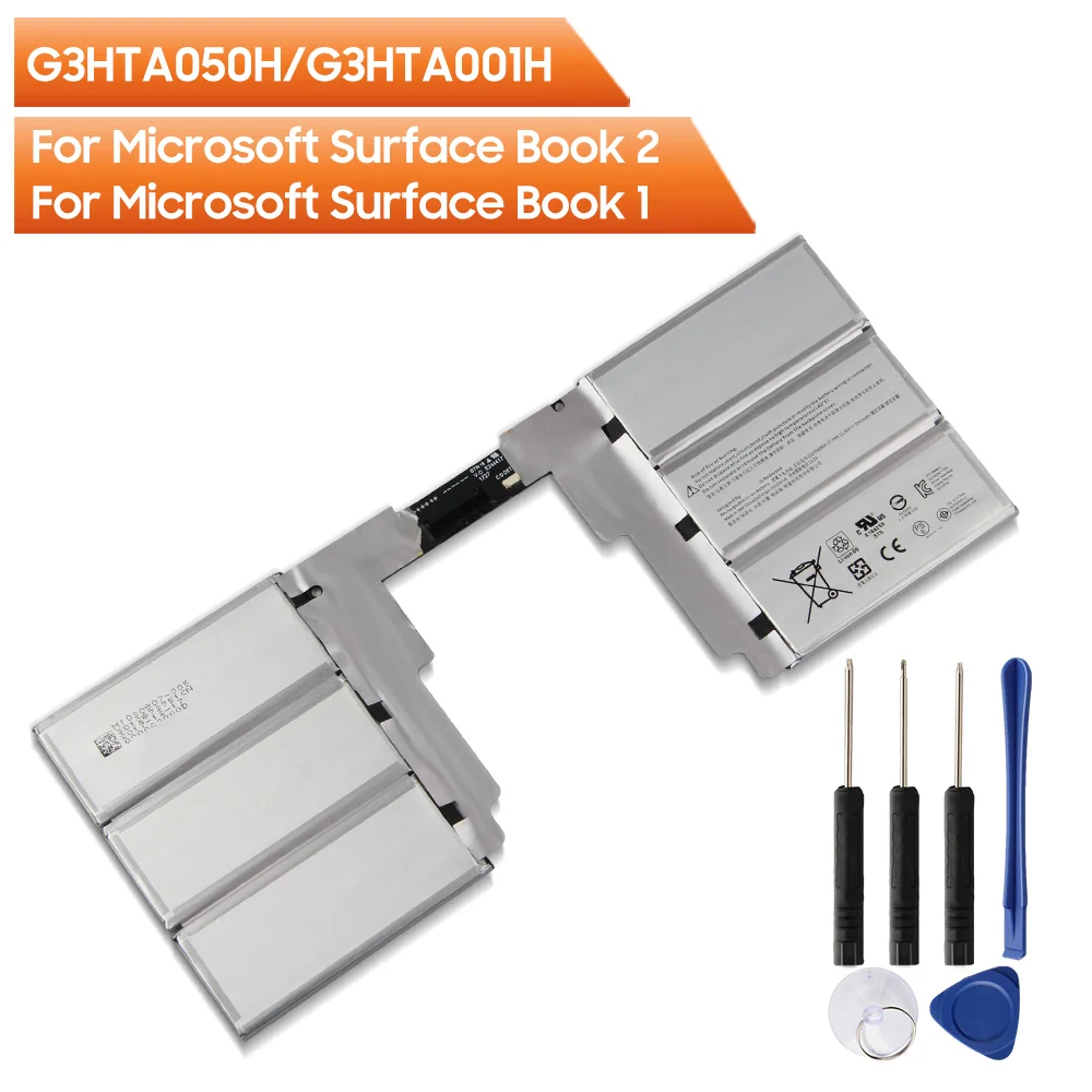 Сменная батарея для клавиатуры G3HTA050H для Microsoft Surface Book2 1835 93HTA001H для Microsoft Surface Book 1 1785 1703 + Инструменты
Сменная батарея для клавиатуры G3HTA050H для Microsoft Surface Book2 1835 93HTA001H для Microsoft Surface Book 1 1785 1703 + Инструменты
