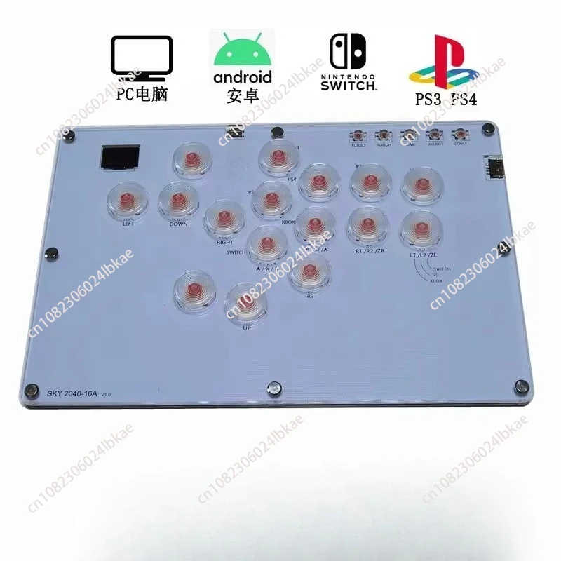 Large size fighting keyboard for STEAM Street Fighter 6 gaming SOCD rear overlay DualShock4 controller
Large size fighting keyboard for STEAM Street Fighter 6 gaming SOCD rear overlay DualShock4 controller