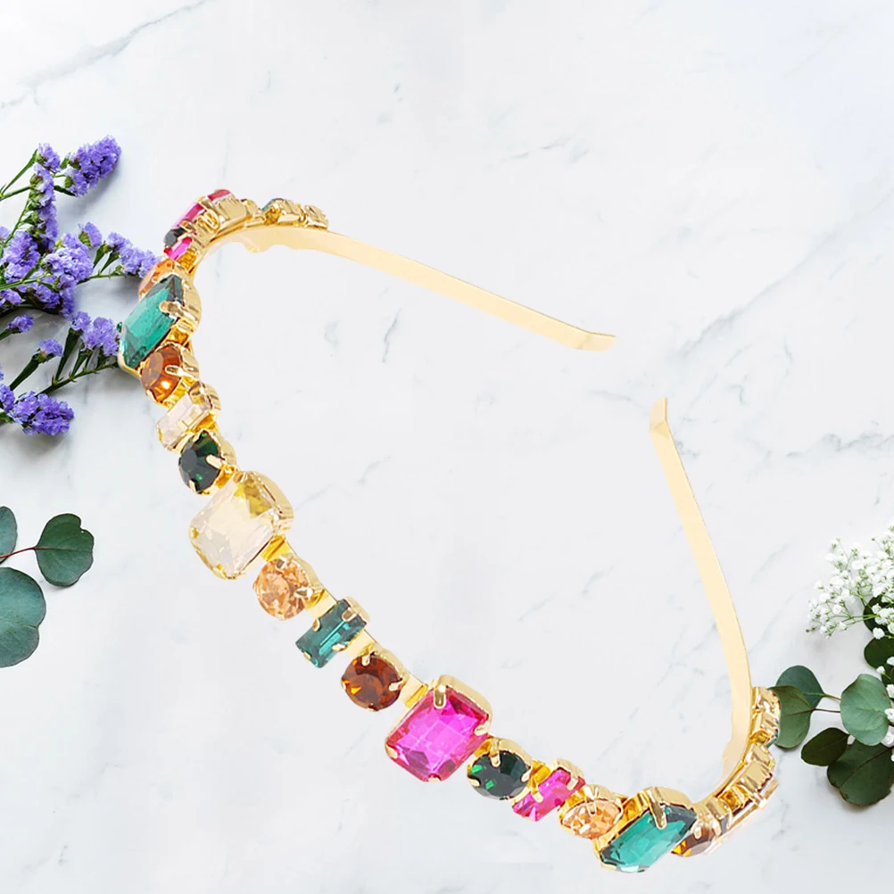 Colorful Glass Rhinestone Hair Hoop Stylish Headband Women Fashion Accessory Durable Long Use Daily Parties Gift
Colorful Glass Rhinestone Hair Hoop Stylish Headband Women Fashion Accessory Durable Long Use Daily Parties Gift