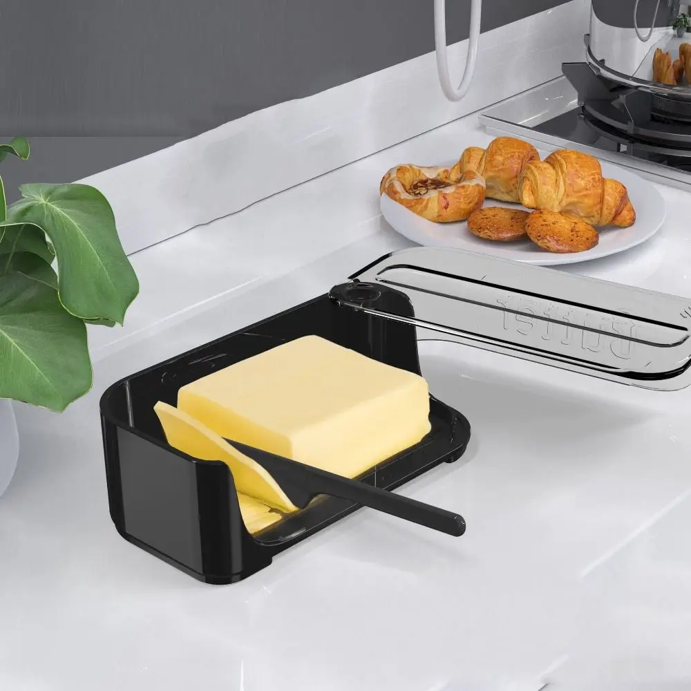 Easy Scoop Butter Dish with Cover Food Grade Rotating Lid Plastic Cheese Container Butter Spatula High-quality Cream Cheese Box
Easy Scoop Butter Dish with Cover Food Grade Rotating Lid Plastic Cheese Container Butter Spatula High-quality Cream Cheese Box