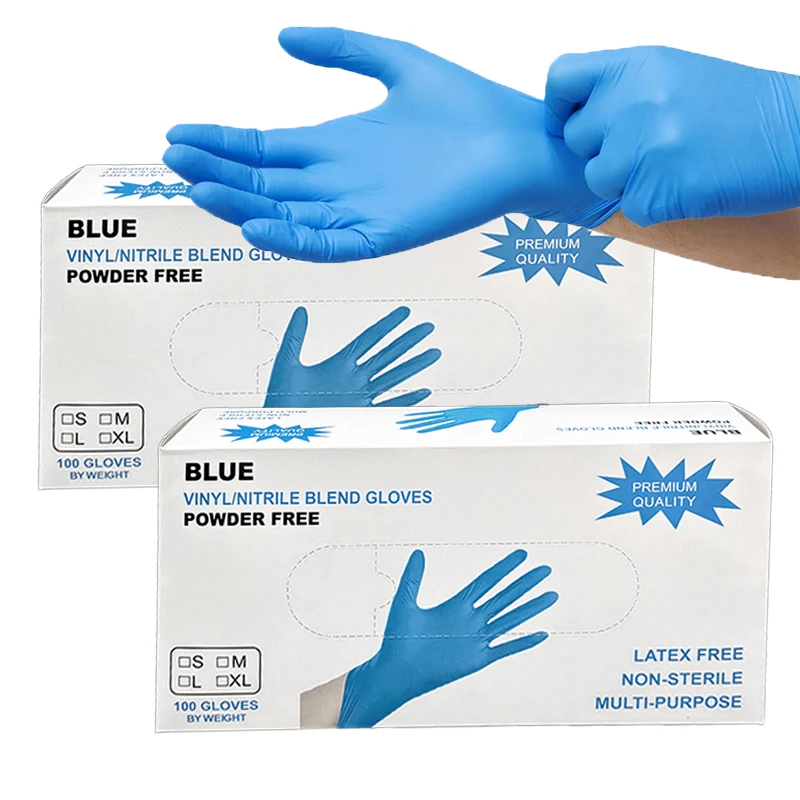 200PCS Boxed Blue Nitrile Gloves Household Kitchen Cleaning Nitrile Gloves Cleaning Hair Coloring No Dirty Hands Tools
200PCS Boxed Blue Nitrile Gloves Household Kitchen Cleaning Nitrile Gloves Cleaning Hair Coloring No Dirty Hands Tools