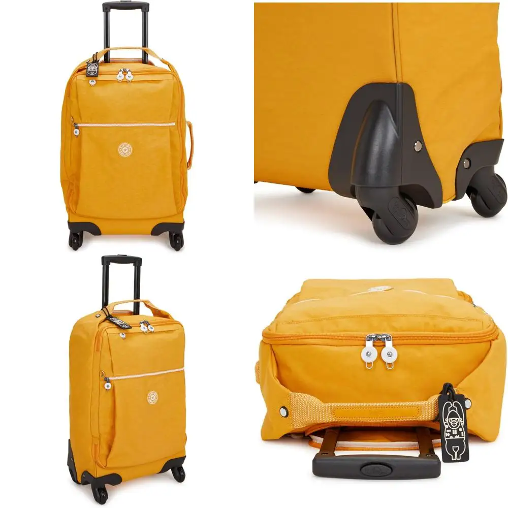 Женская ручная кладь с мягкой стороной 22 дюйма, нейлоновым материалом и вращающимися на 360 градусов колесами. 
Женская ручная кладь с мягкой стороной 22 дюйма, нейлоновым материалом и вращающимися на 360 градусов колесами.