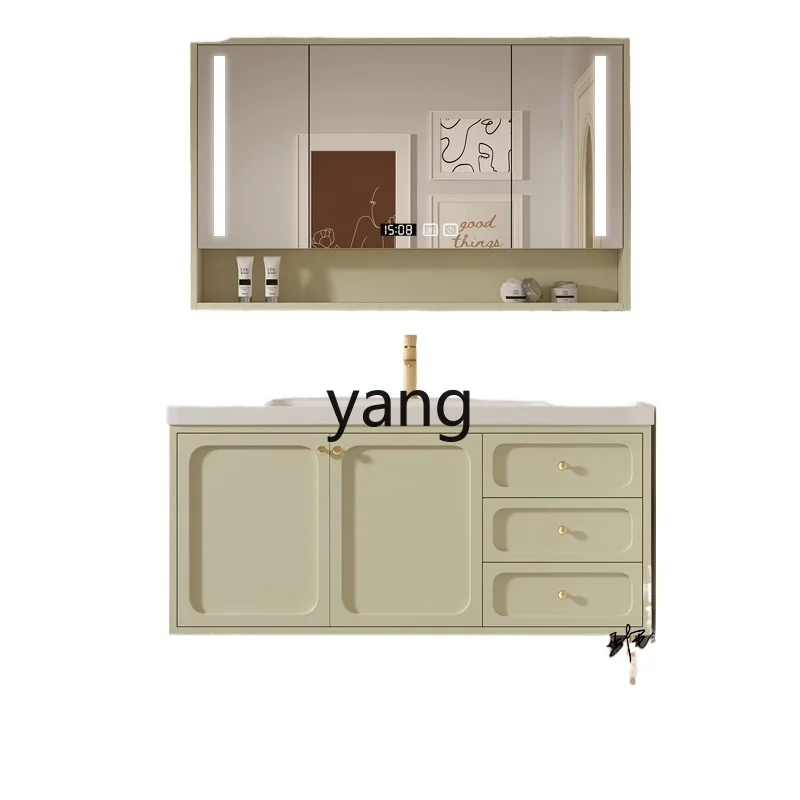 LH oak bathroom cabinet combination integrated ceramic basin washstand
LH oak bathroom cabinet combination integrated ceramic basin washstand