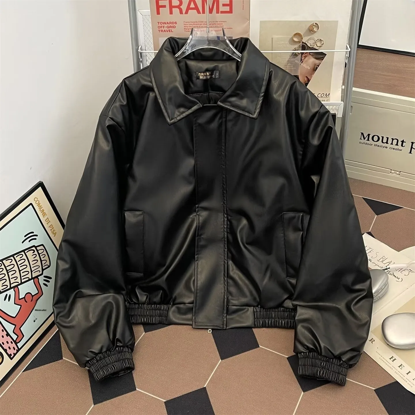 Осенне-зимняя мужская куртка из искусственной кожи большого размера с подплечниками, в стиле хип-хоп, для мотоциклистов, верхняя одежда
Осенне-зимняя мужская куртка из искусственной кожи большого размера с подплечниками, в стиле хип-хоп, для мотоциклистов, верхняя одежда