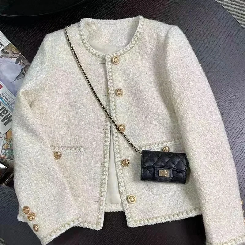Korean Style Spring Autumn New Fashion Women's Solid Color O-neck Single-breasted Long Sleeve Elegant Casual Jackets Female Coat
Korean Style Spring Autumn New Fashion Women's Solid Color O-neck Single-breasted Long Sleeve Elegant Casual Jackets Female Coat